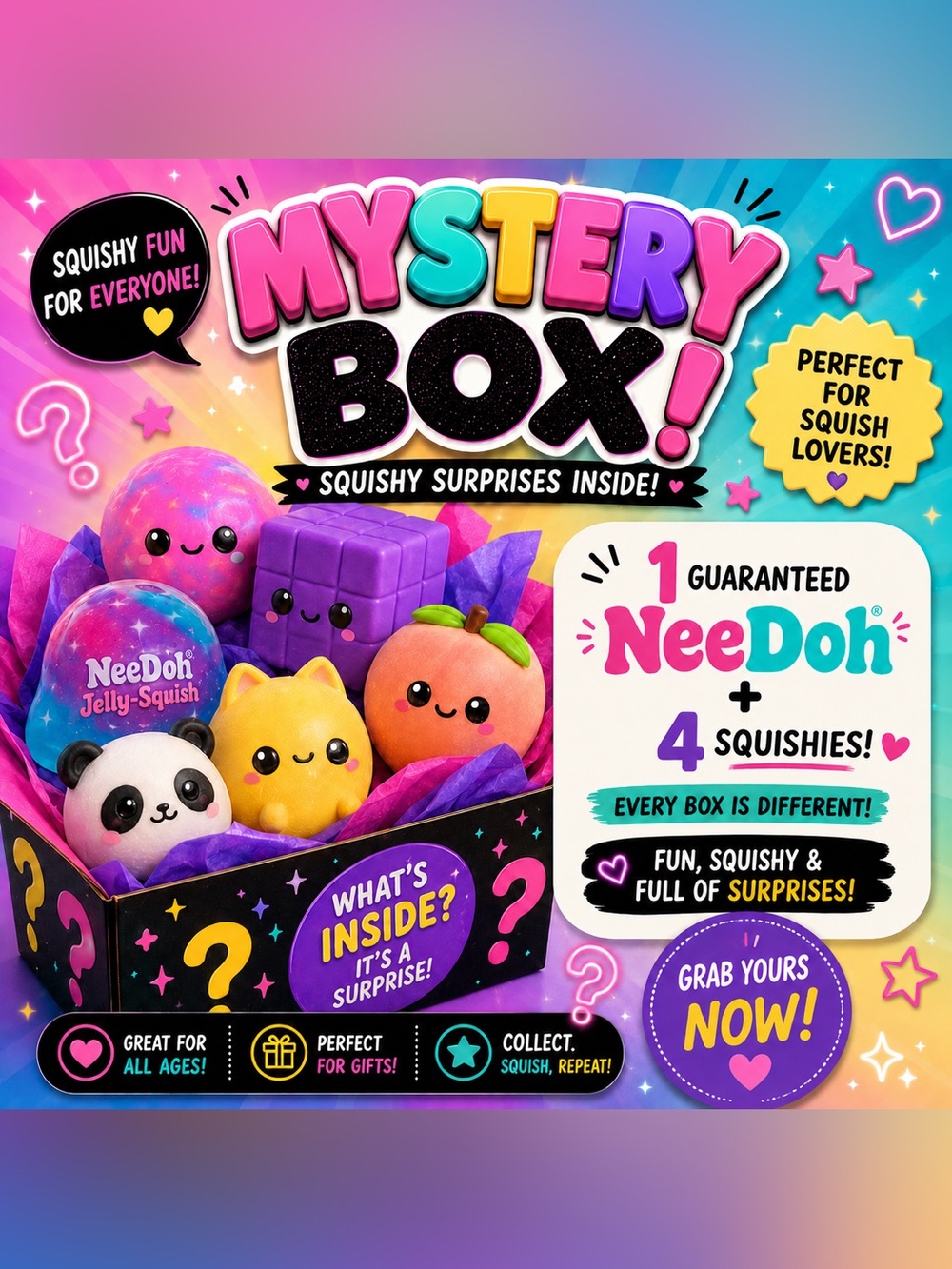 Surprise Mystery Box Squishy Assortment
